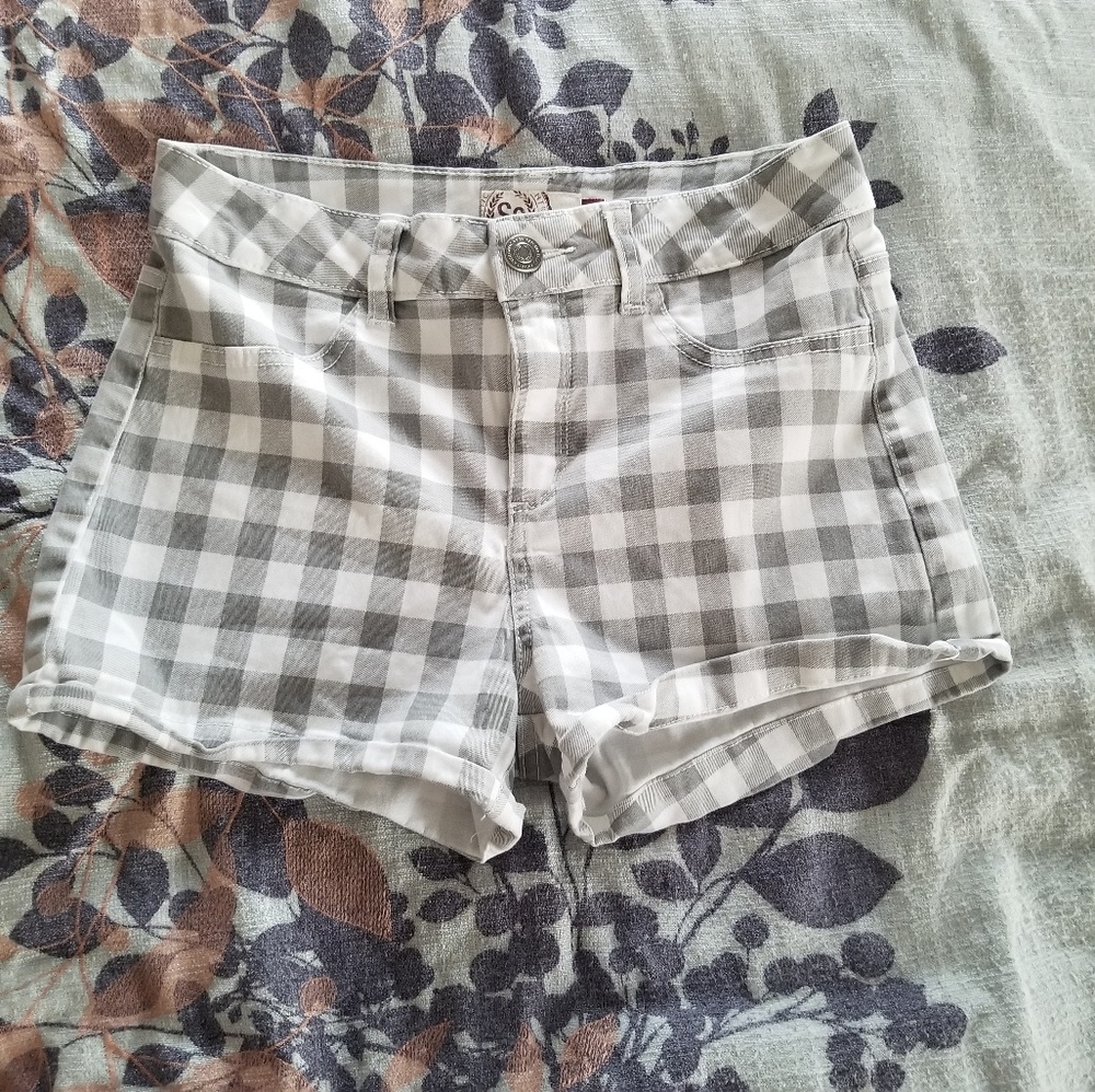 So Checkered Shorts